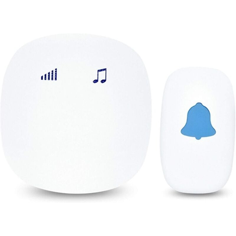 foto del prodotto kzq campanello touch wireless con 35 melodie, volume regolabile su 5 livelli, altoparlante integrato, facile installazione