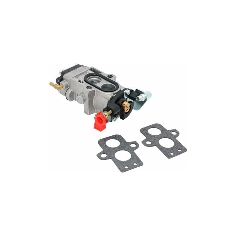 foto del prodotto kzq carburatore compatibile per kawasaki tj45 tj45e kbh45a kbl45a kbh45b con valvola di arricchimento 2 guarnizioni