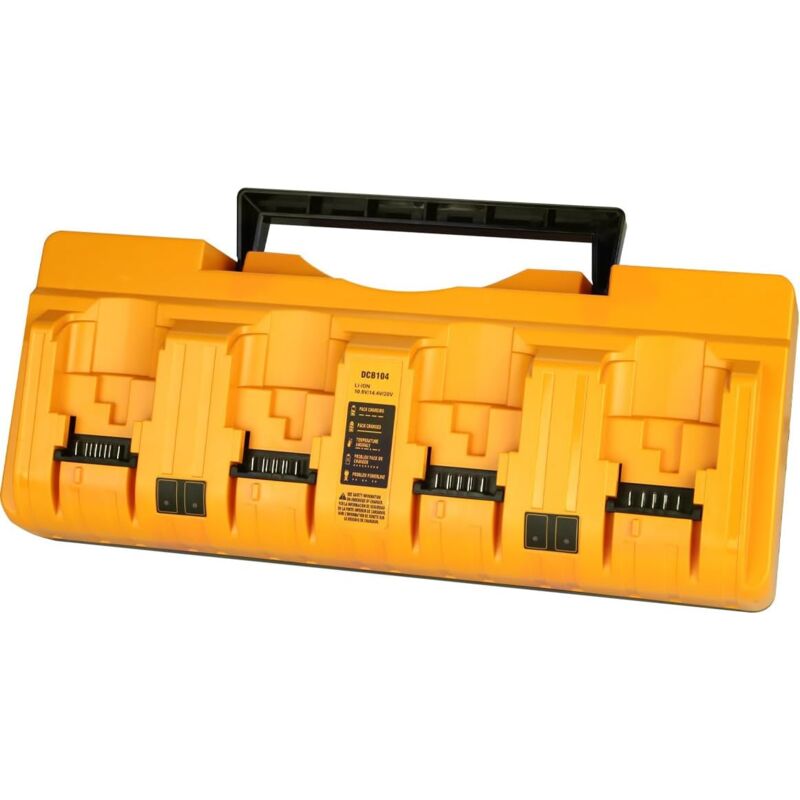 foto del prodotto kzq caricabatterie aokicase di ricambio per batterie 12 v 20 v max dcb104, compatibile con dewalt dcb124 dcb126 dcb200 dcb203 dcb204 dcb206 dcb230