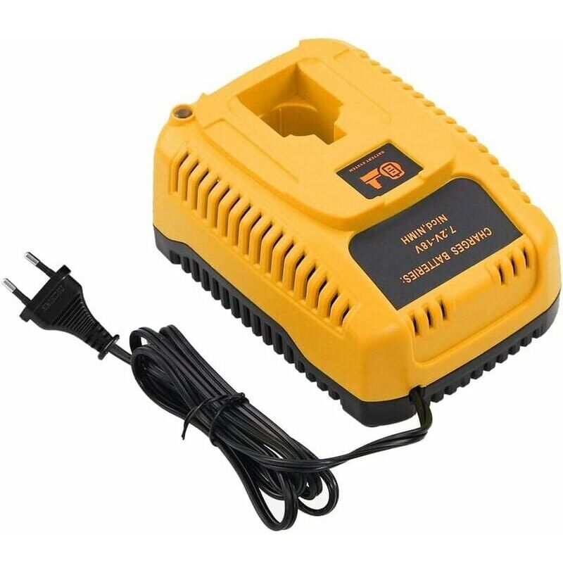 foto del prodotto kzq caricabatterie di ricambio dc9310 per dewalt compatibile con batterie ni cd e ni mh da 7,2 v a 18 v modelli dc9096, dc9098, dc9099, dc9091,