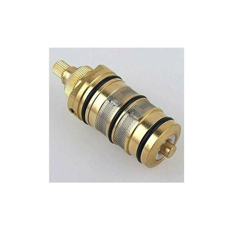 foto del prodotto kzq cartuccia termostatica in ottone e maniglia per miscelatore doccia da bagno, miscelatore per asta doccia, cartuccia miscelatore doccia