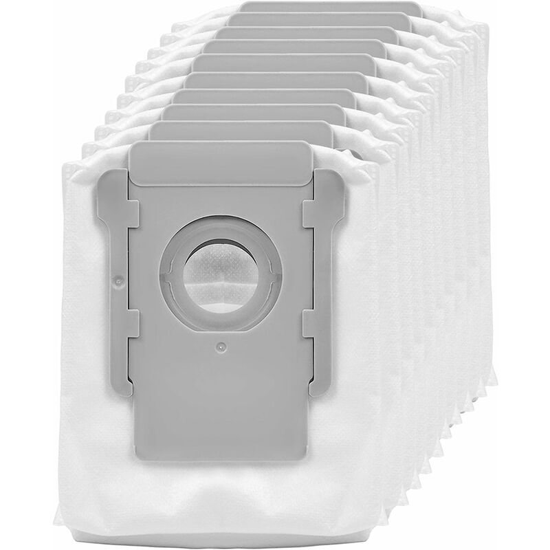 foto del prodotto kzq confezione da 10 pezzi di ricambio per roomba per irobot roomba i7 i7 i7plus e5e6e7 kit di accessori di ricambio per sacchetti per