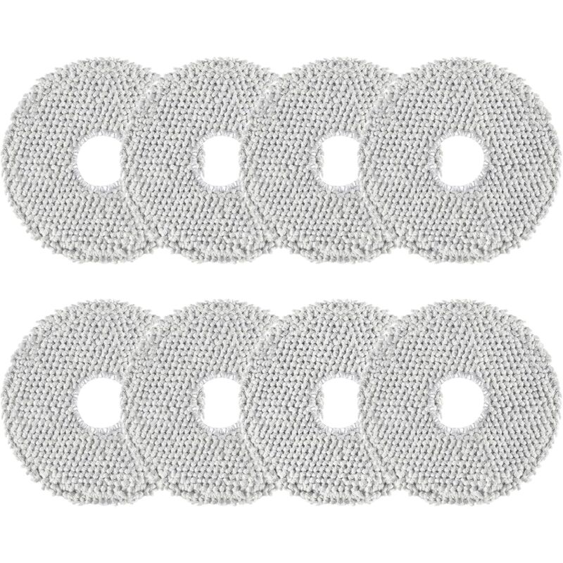 foto del prodotto kzq confezione da 8 panni per la pulizia per ecovacs deebot x2 t20 t20e t30 pro omni, per xiaomi x20 x10 plus e per dreame l10s l10 l20 x40 l40