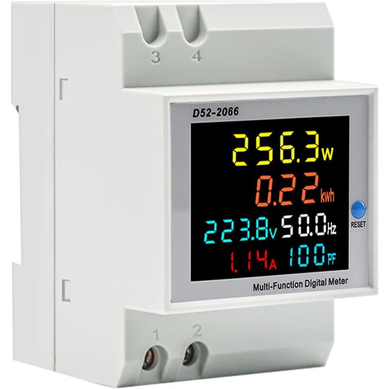 foto del prodotto kzq contatore elettrico ac40 300v 100a consumo contatore elettrico secondario contatore di energia digitale, contatore di elettricit monofase,