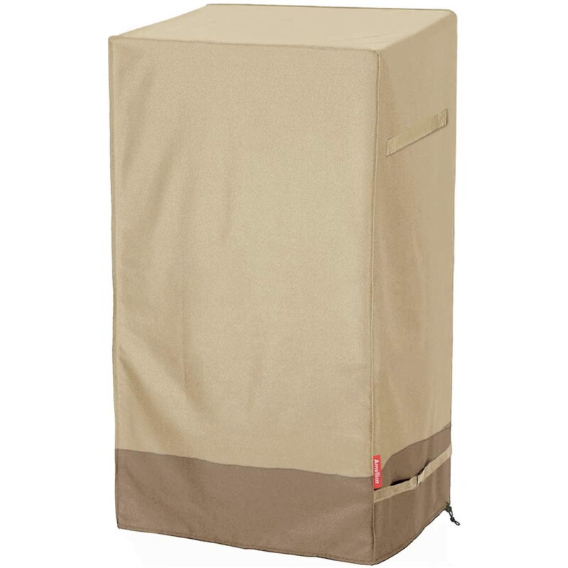 foto del prodotto kzq copertura per affumicatore elettrico da esterno 600d impermeabile, resistente ai raggi uv e allo scolorimento, resistente e durevole,