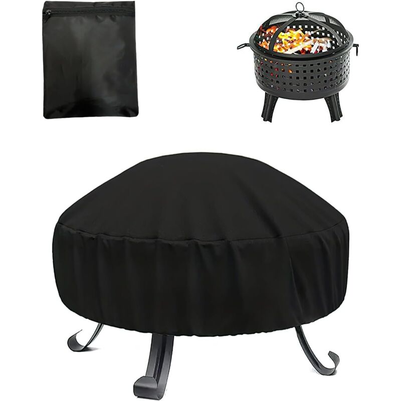 foto del prodotto kzq coperture per bracieri, copertura protettiva impermeabile e resistente per bracieri da barbecue, realizzata in tessuto oxford 210d, per patio e