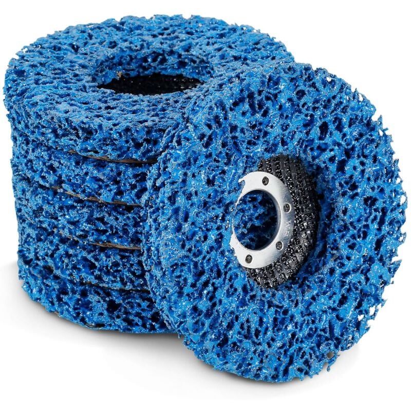 foto del prodotto kzq dischi spelafili per smerigliatrice angolare da 115 mm 4,5 per la rimozione di vernice, ruggine, saldature e ossidazione blu 