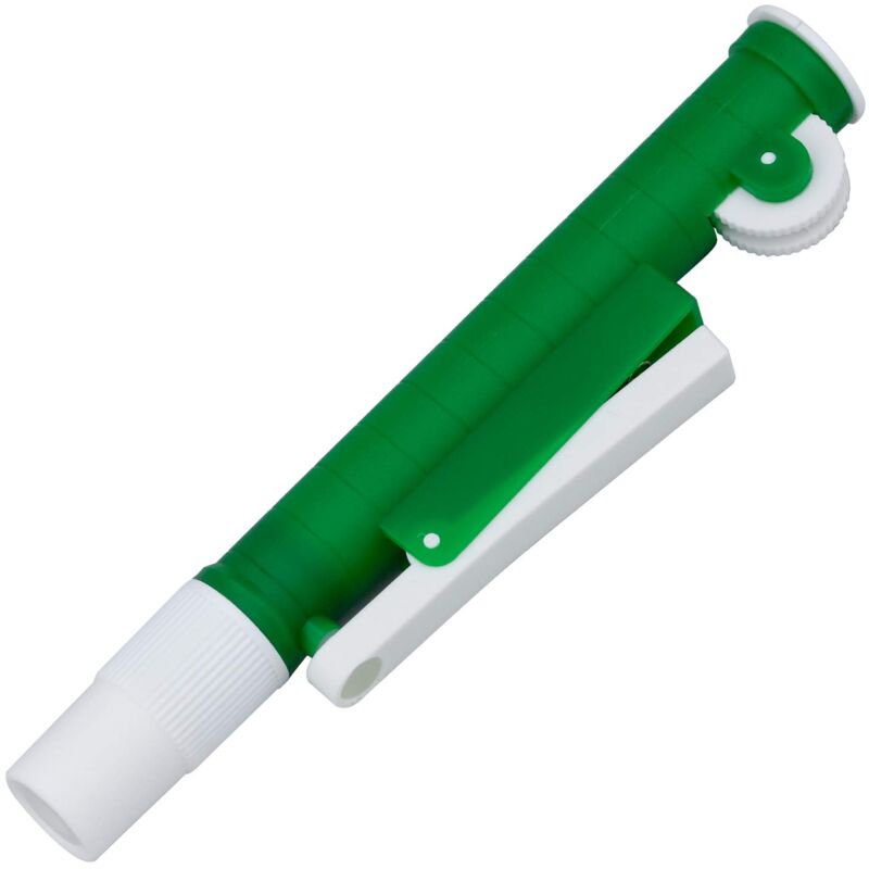 foto del prodotto kzq dispositivo di pipettatura manuale da 10 ml, pipetta a pompa per il riempimento o la distribuzione di liquidi con precisione