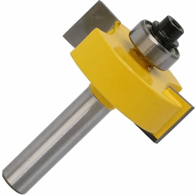 foto del prodotto kzq fresa per fresa con gambo da 8 mm fresa per fresa con 6 cuscinetti per profondit multiple 28,6 mm, 22,2 mm, 19,05 mm, 15,9 mm, 12,7 mm, 9,52