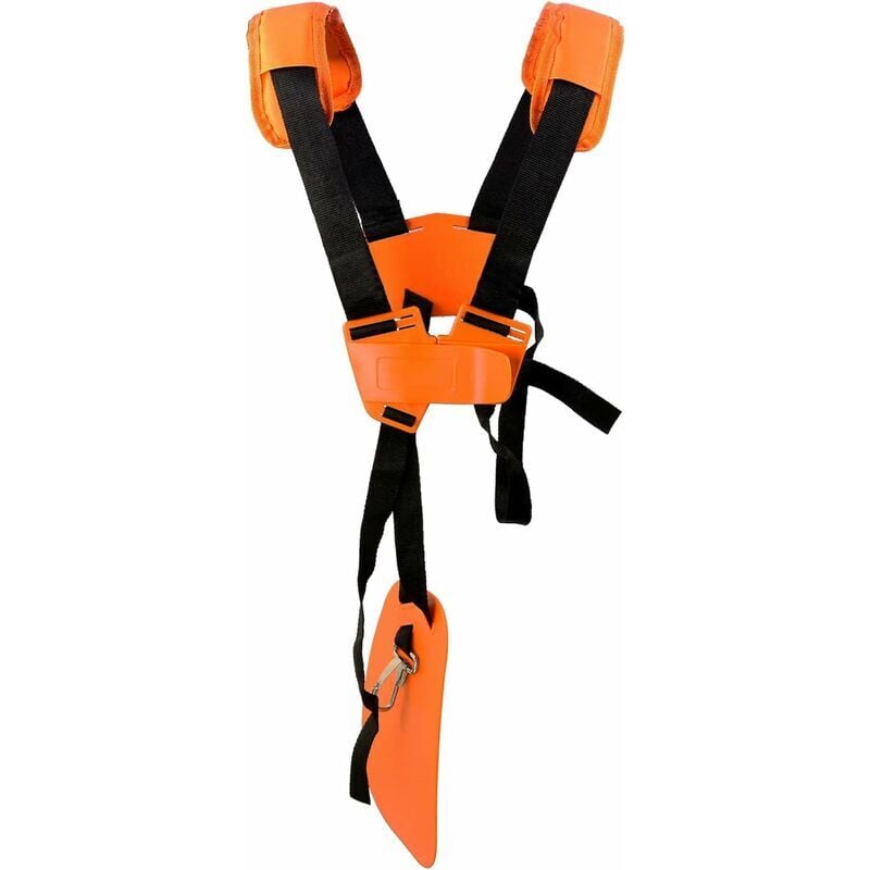 foto del prodotto kzq imbracatura per decespugliatore con doppia tracolla imbracatura per decespugliatore, motosega e tosaerba compatibile con serie fs e