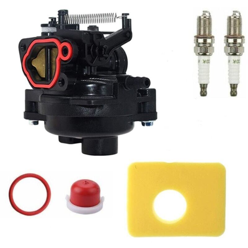 foto del prodotto kzq kit carburatore per tosaerba briggs stratton 625exi, 675exi, 675ex, 725ex, 125cc 140cc. sostituisce l accessorio 799584 796584 591109 594058.