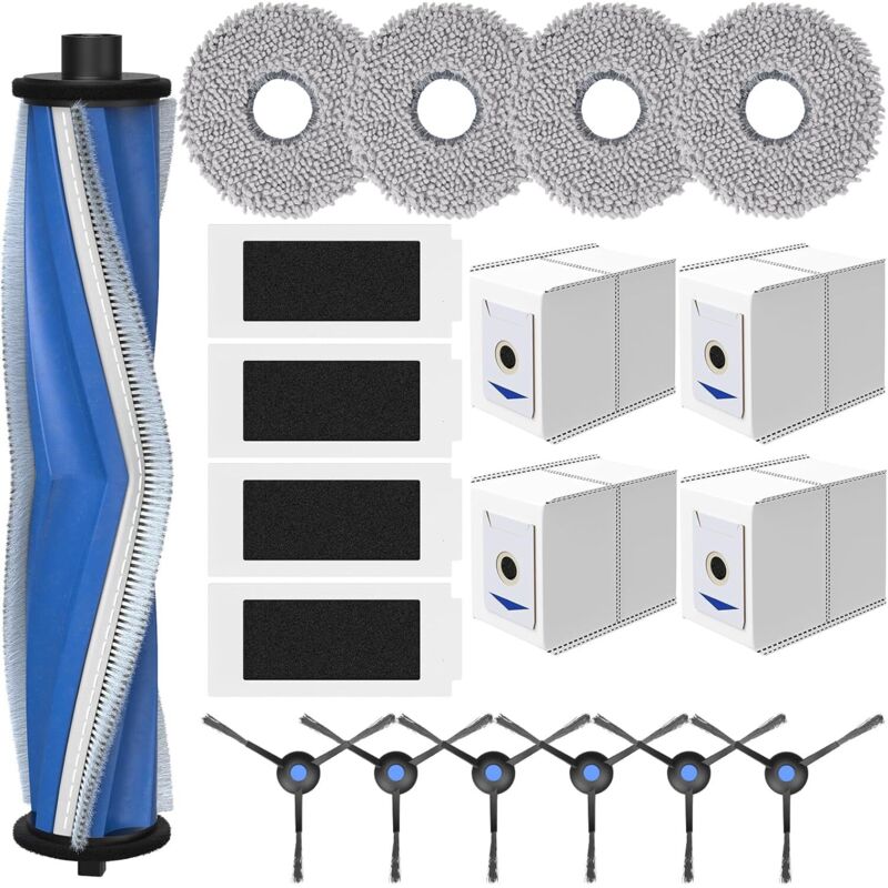 foto del prodotto kzq kit di accessori per robot aspirapolvere ecovacs deebot t30 omni, t30 pro omni