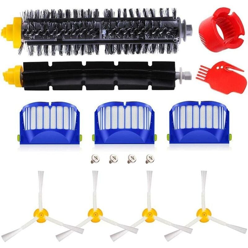 foto del prodotto kzq kit di accessori per spazzole di ricambio per irobot roomba serie 600 610 614 620 625 630 635 640 645 650 655 660 665 670 671 680 690 691