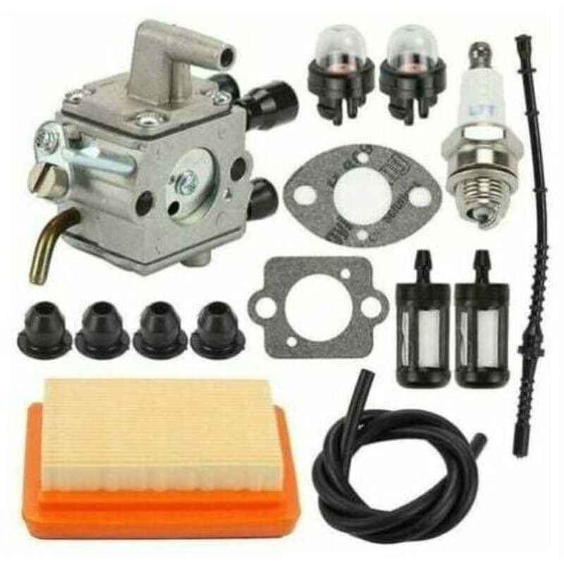 foto del prodotto kzq kit filtro aria carburatore per stihl fs120 fs200 fs250 fs300 fs350 fr350 fr45