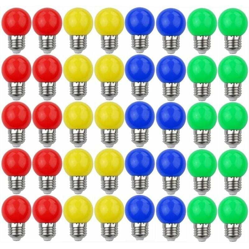foto del prodotto kzq lampadine led colorate e27 3w 30w luce decorativa e di design 240 lumen ac220v 240v lampada decorativa colori misti rosso giallo blu verde