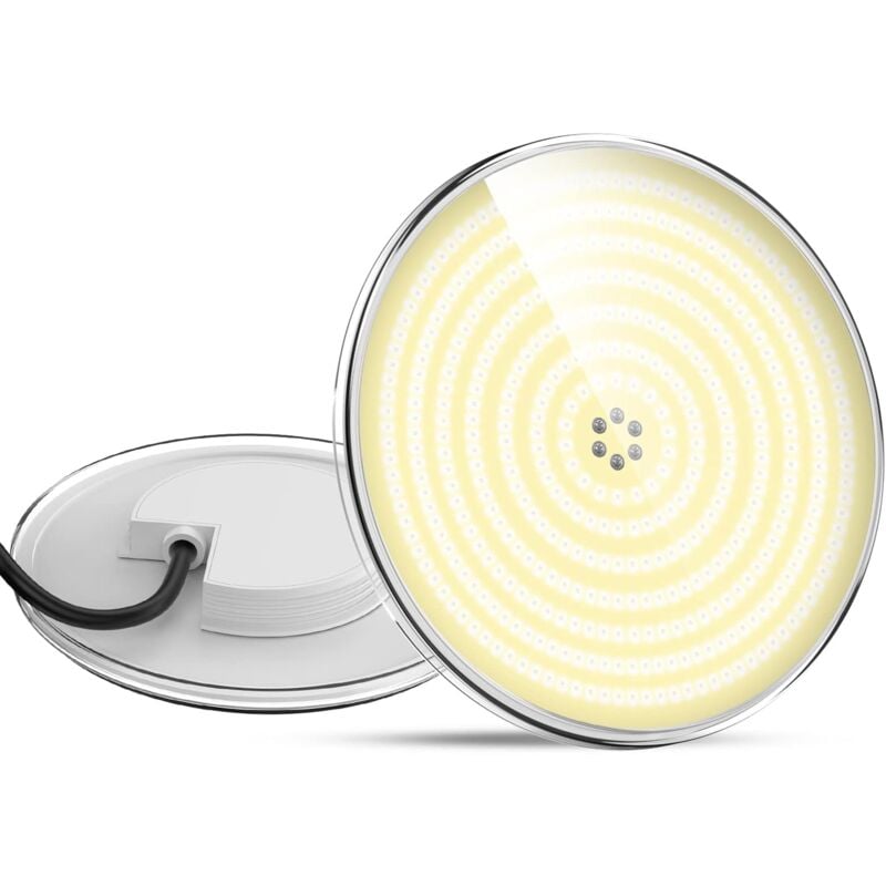 foto del prodotto kzq luce per piscina a led riempita di resina, lampada per piscina par56 da 35 w, 2800 lm, angolo del fascio luminoso di 140 , impermeabile ip68,