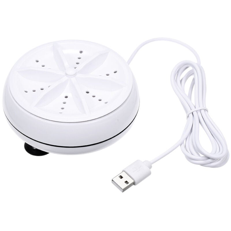 foto del prodotto kzq mini lavatrice e lavastoviglie ultrasonica turbo portatile lavatrice a vasca ultrasonica per bucato personale e lavaggio di verdure piatti