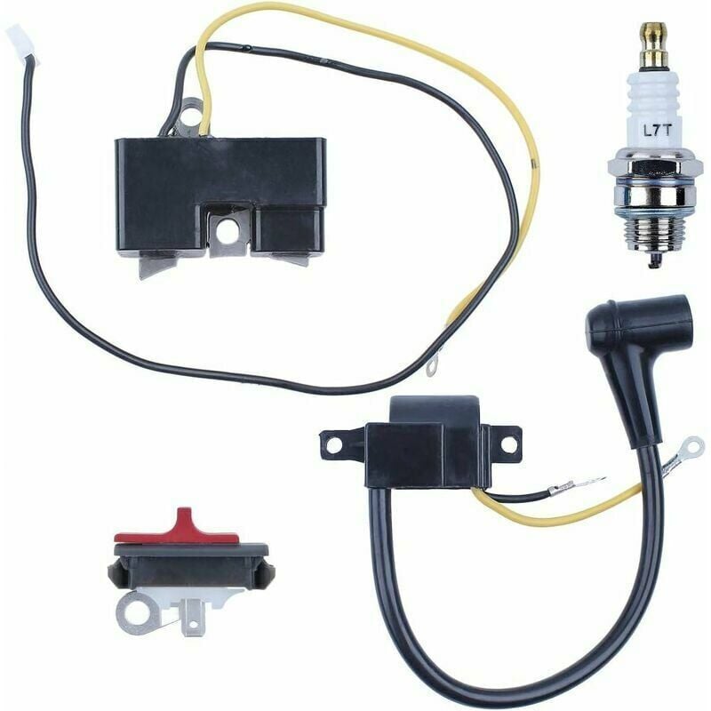 foto del prodotto kzq modulo bobina accensione per vecchie motoseghe husqvarna 61, 66, 162, 266 riferimento 501516201.