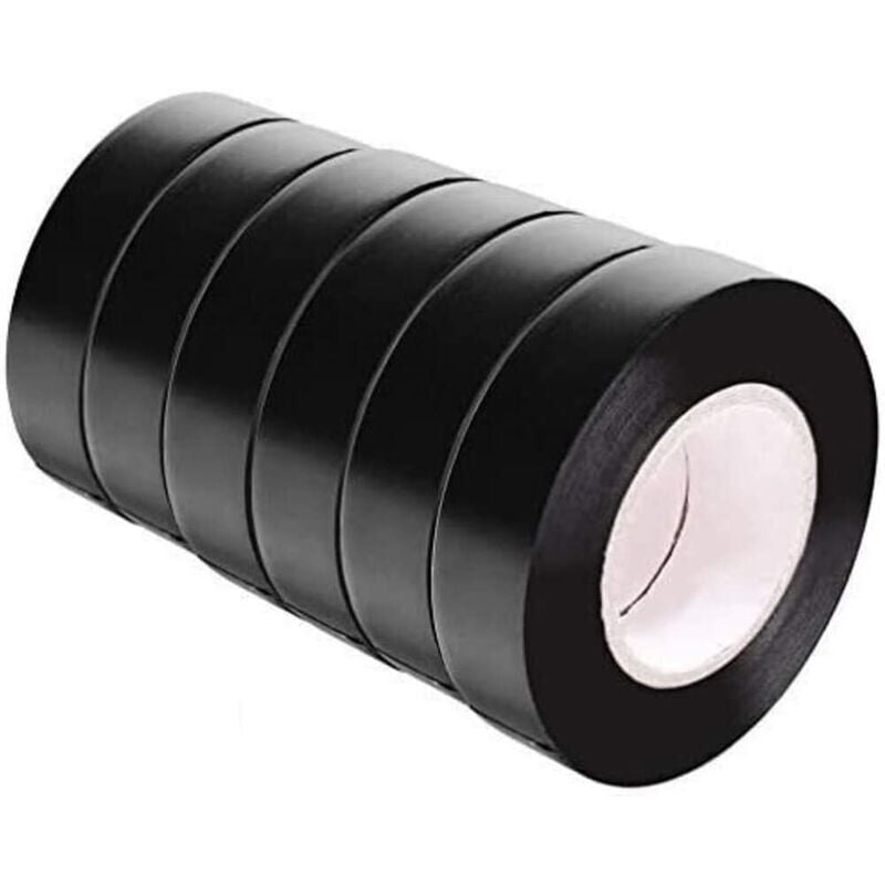 foto del prodotto kzq nastro adesivo isolante elettrico in pvc rotoli isolanti termici per riparazione auto, bici, fai da te, condutture per elettricisti set di
