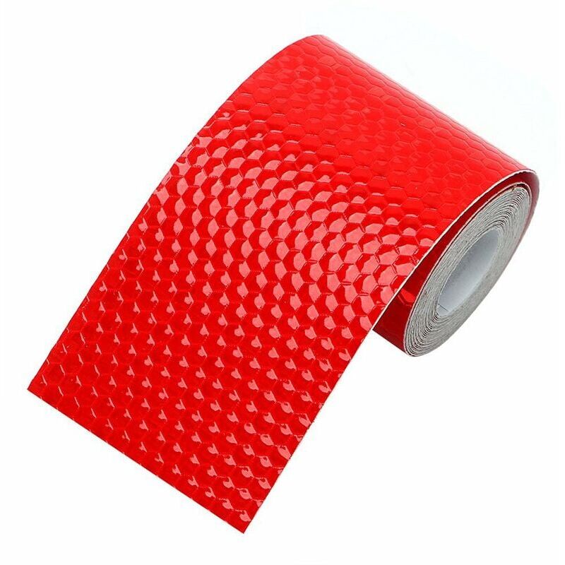 foto del prodotto kzq nastro di avvertimento riflettente autoadesivo 3m safety visibilit notturna per auto camion rosso