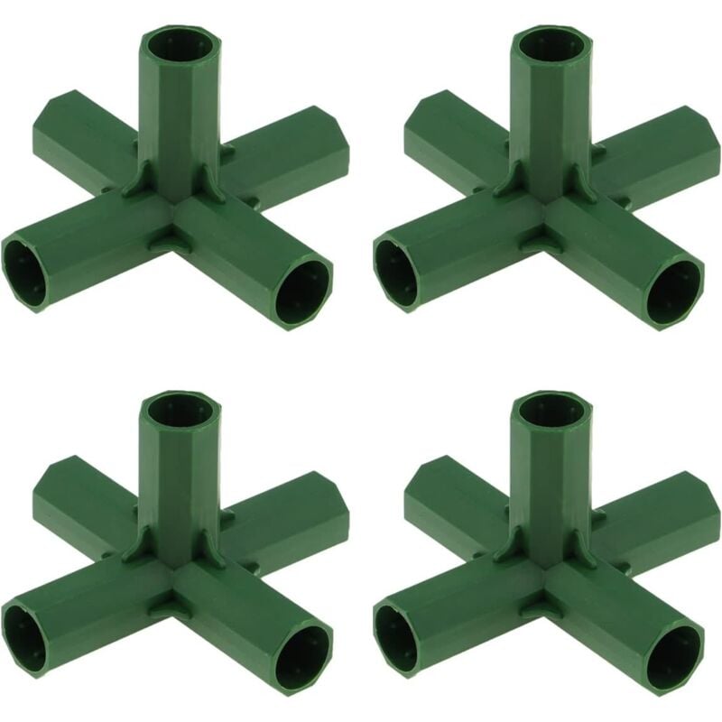 foto del prodotto kzq pezzi da 16 mm in plastica per serra da giardinaggio, connettori per tubi, giunti per impieghi gravosi, struttura per tubi gocciolanti,