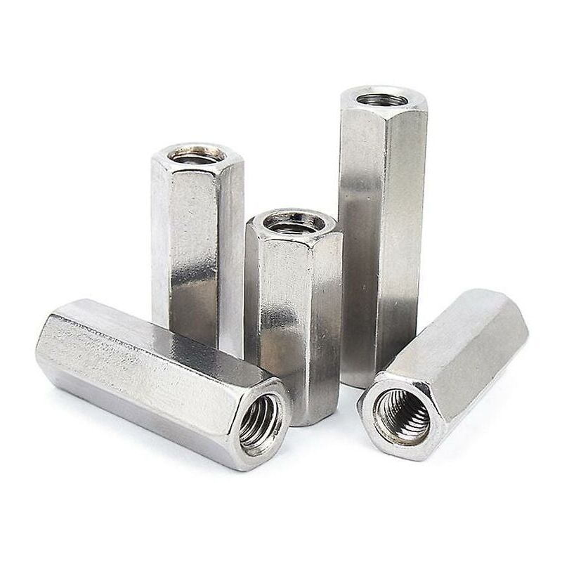 foto del prodotto kzq pezzi m6 40mm manicotto dado esagonale dado lungo distanziale asta esagonale dado filettato elementi di fissaggio m6 x 40mm 