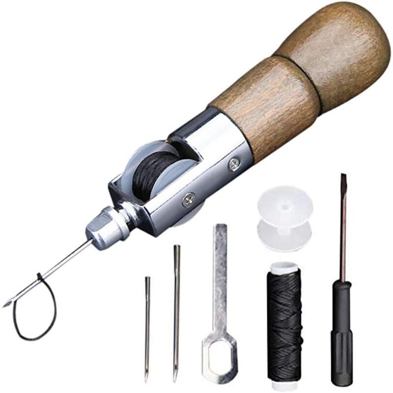 foto del prodotto kzq pz set fai da te strumenti per cucire in pelle kit di strumenti per cucire a mano in pelle 173 mm 