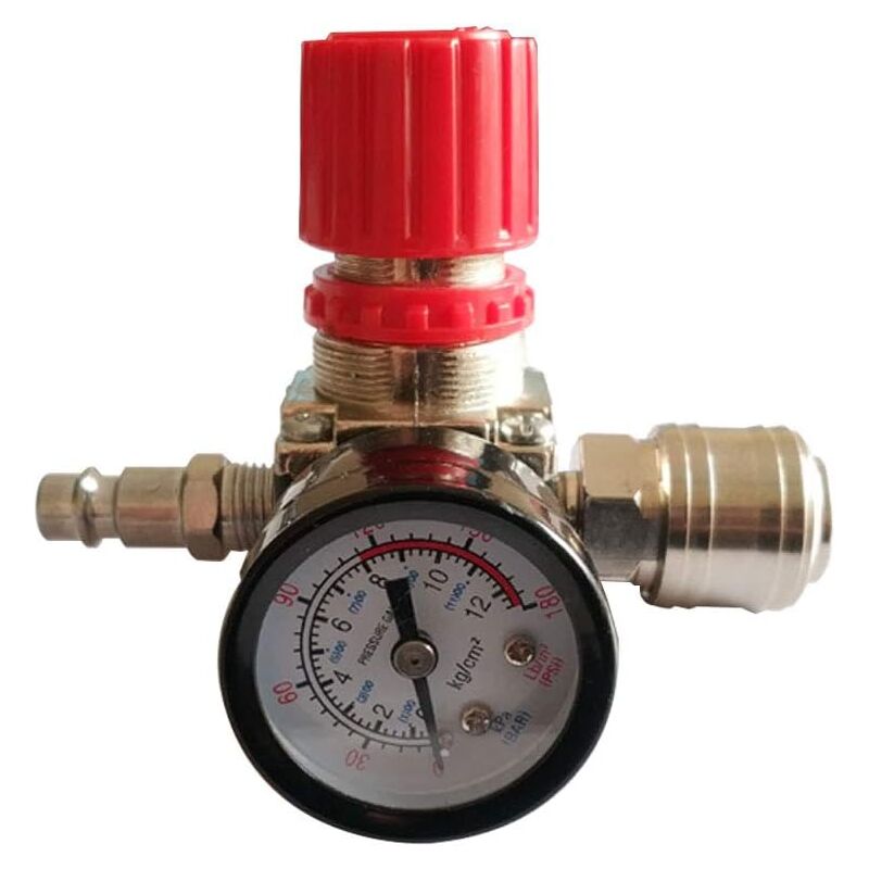 foto del prodotto kzq regolatore di pressione del compressore d aria regolatore di pressione pneumatico, valvola di regolazione della pressione con raccordo 180 psi