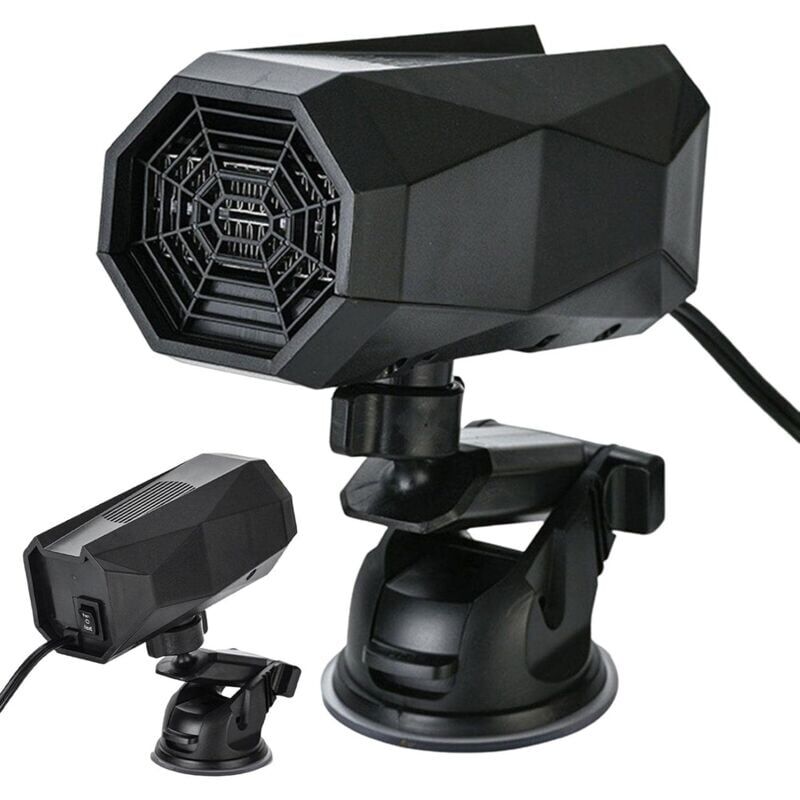 foto del prodotto kzq sbrinatore per parabrezza 12v 150w sbrinatore e sbrinatore per parabrezza portatile base girevole a 360 gradi ventilatori per riscaldamento