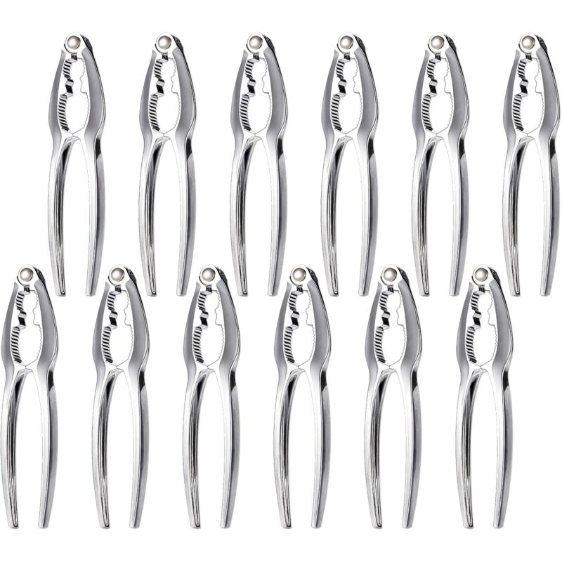 foto del prodotto kzq schiaccianoci per zampe di granchio, cracker per aragosta, utensili per cracker di frutti di mare resistenti, set di schiaccianoci, confezione