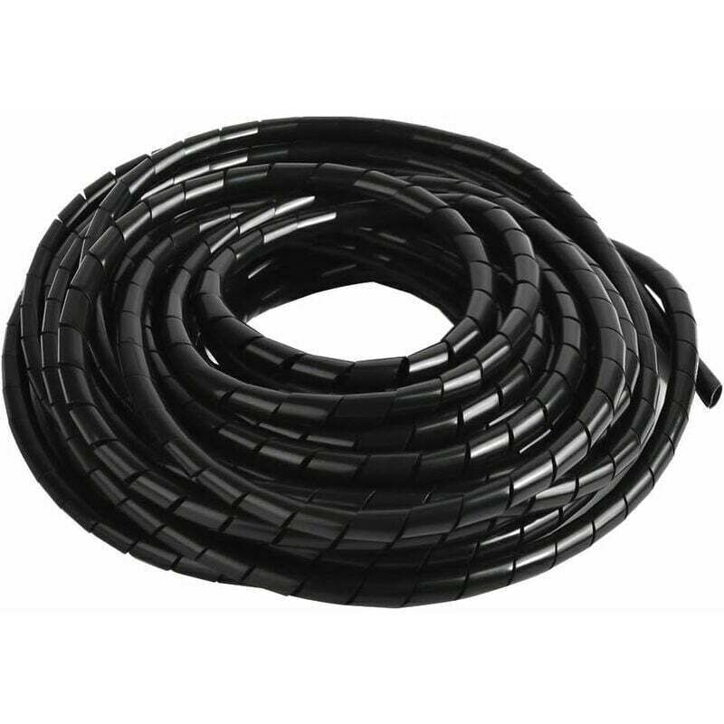 foto del prodotto kzq spiral cable cover, 12 m universal flexible electric cable management, tubo di gestione cavi per riporre o nascondere i cavi, protezione cavi fai