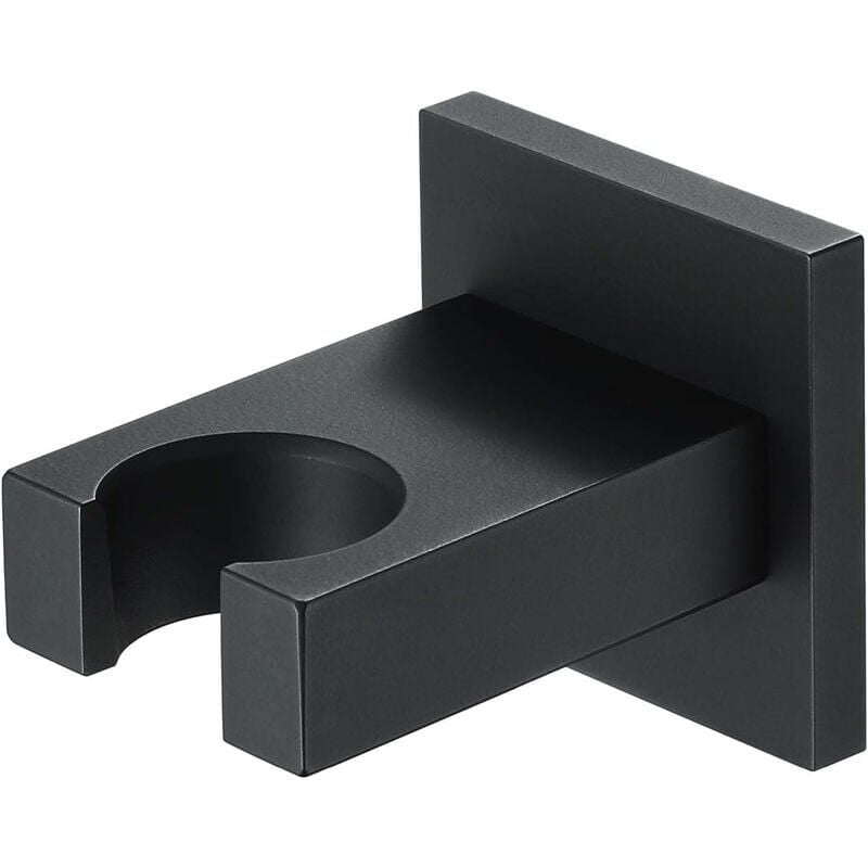 foto del prodotto kzq supporto per doccia nero supporto per doccia in ottone supporto per doccia quadrato a parete supporto per doccia