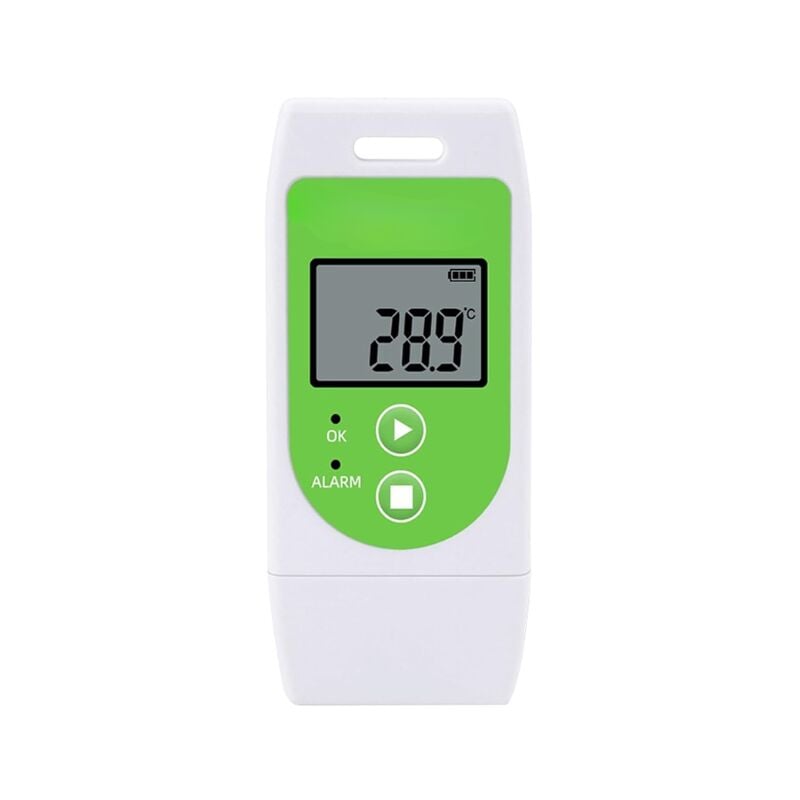foto del prodotto kzq termometro con registratore dati usb registrazione della temperatura riutilizzabile 32.000 dati , verde