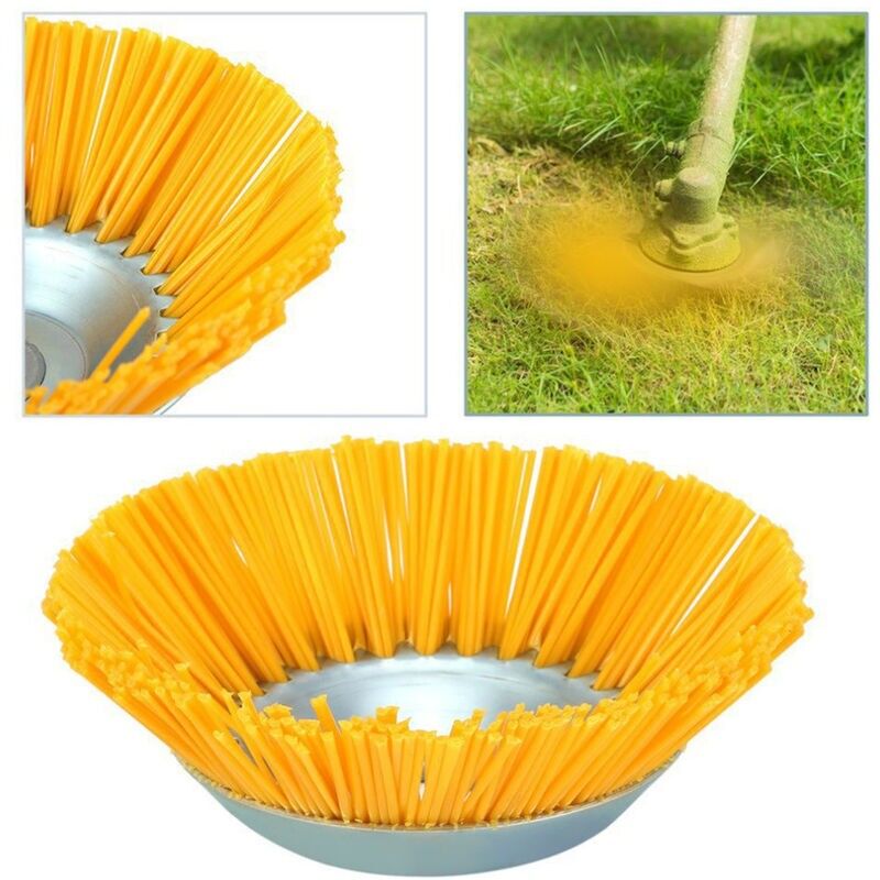 foto del prodotto kzq testina per decespugliatore universale 200 x 25,4decespugliatore da 2 mm e spazzola da diserbo per erbacce da prato, decespugliatore in nylon