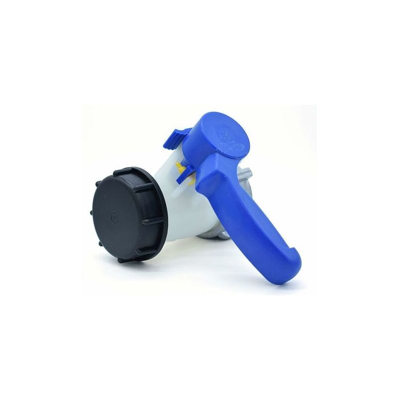 immagine 0 del prodotto kzq valvola a farfalla con dado galleggiante in alluminio s60x6 per cisterna ibc da 1000 litri