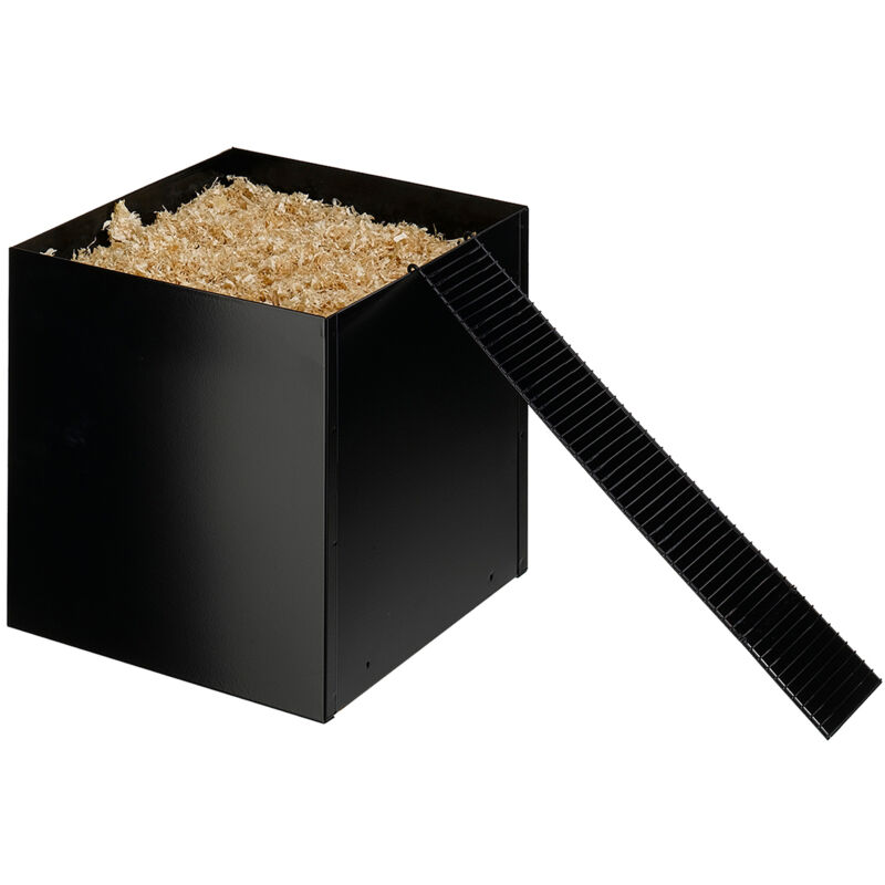 foto del prodotto l 104 nest nido in metallo per ratti. variante l104 misure 25 x 25 x h 30 cm ferplast