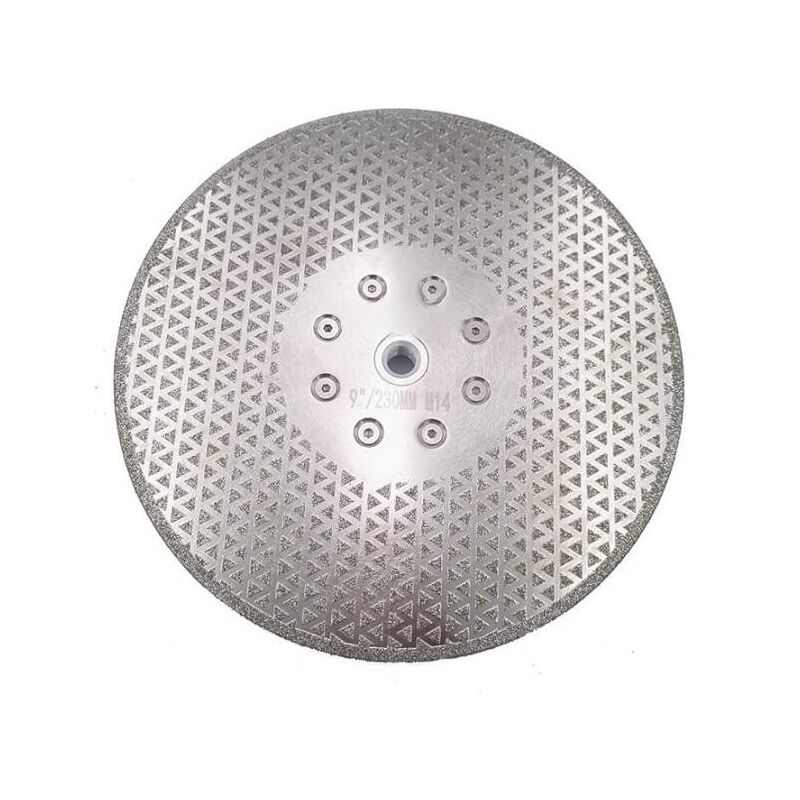 foto del prodotto l h cfcahl disco diamantato da taglio e smerigliatura 230 mm x m14 elettrodeposto a doppio lato per pietra, marmo, piastrelle, granito