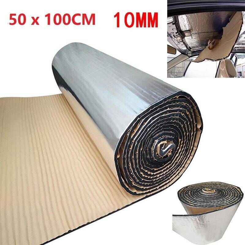 foto del prodotto l h cfcahl materasso fonoassorbente e smorzatore di vibrazioni da 50 cm x 100 cm x 10 mm per auto materasso termoisolante ignifugo