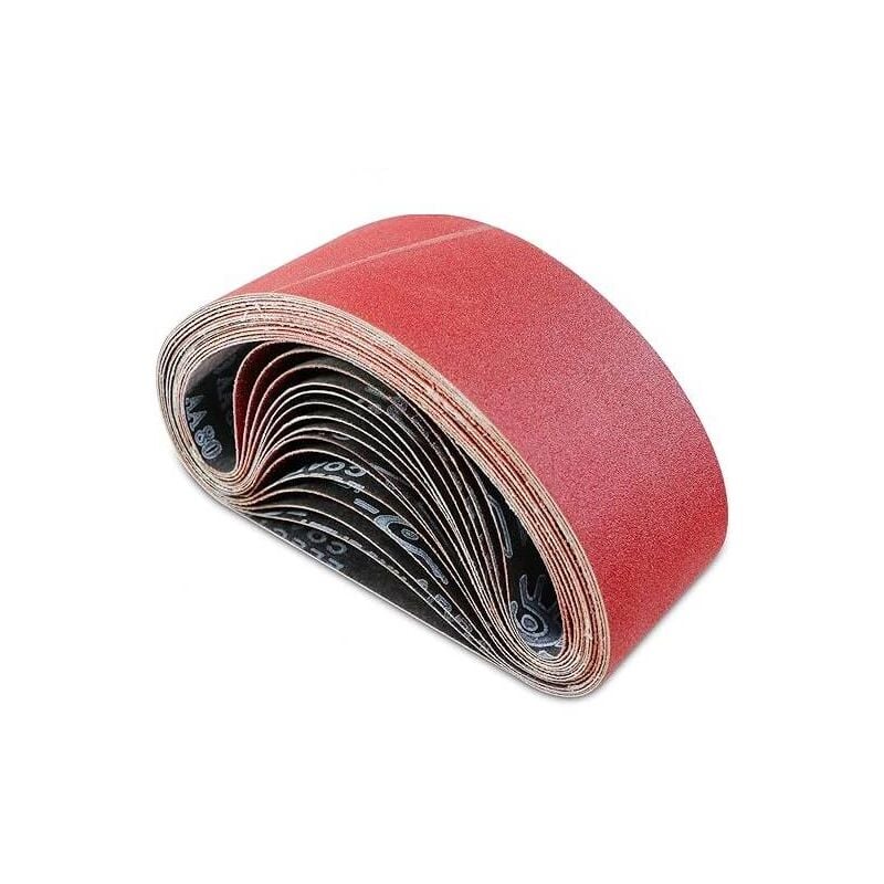 foto del prodotto l h cfcahl nastro abrasivo 75 x 533 mm nastro abrasivo set di nastri abrasivi misti 3 grane 60 80 120 180 240 per levigatrici a nastro, 15