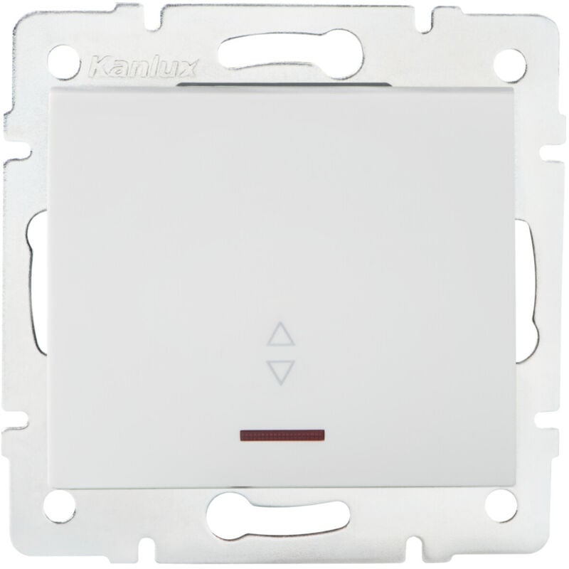 foto del prodotto l interruttore led inserito bianco retroilluminato 71x71mm