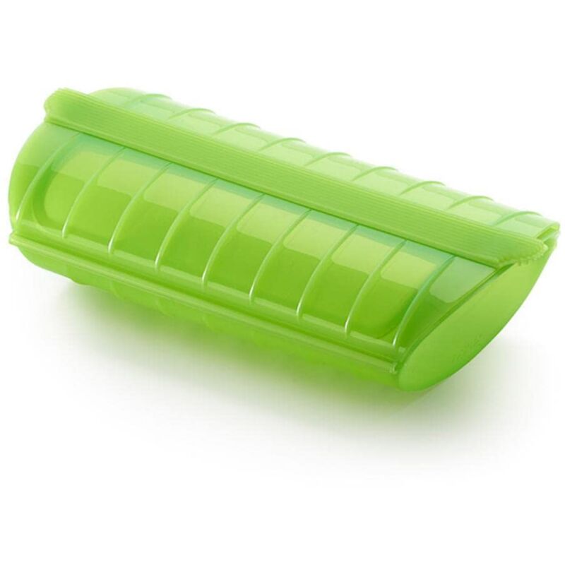 foto del prodotto l ku custodia in silicone per vaporiera 650 ml verde