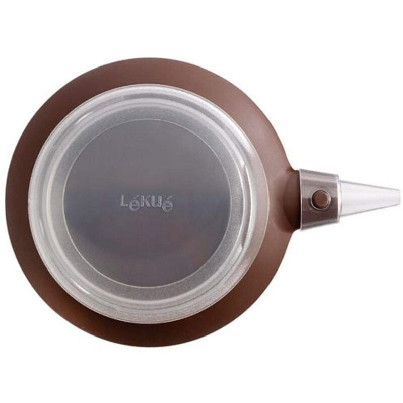 foto del prodotto l ku decomax flacone dosatore in silicone per decorazioni, 6 ugelli colore marrone lekue decomax