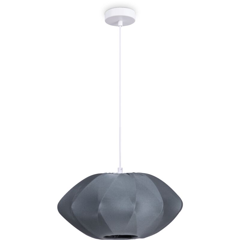 foto del prodotto l mpara colgante luminaria de suspensi n sal n dormitorio comedor moderna nylon e27 grigio, luce a sospensione tipo 2 paco home