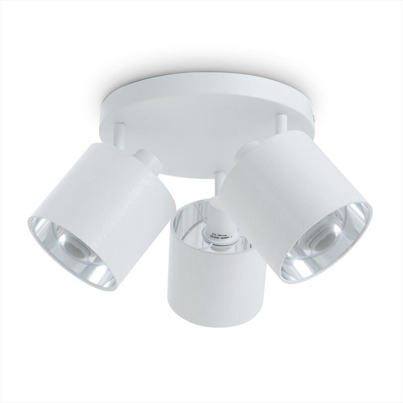 foto del prodotto l mpara de suspensi n led colgante de techo sal n comedor dormitorio uni e14 bianco argento, lampada da parete 3xe14 paco home