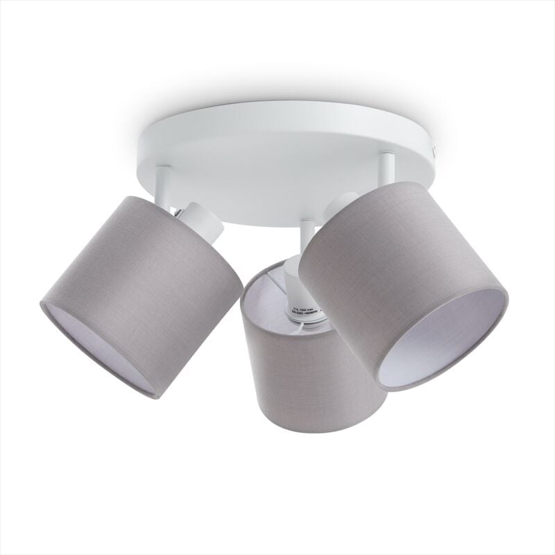 foto del prodotto l mpara de suspensi n led colgante de techo sal n comedor dormitorio uni e14 grigio bianco, lampada da parete 3xe14 paco home