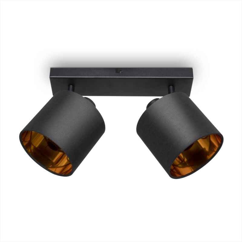 foto del prodotto l mpara de suspensi n led colgante de techo sal n comedor dormitorio uni e14 nero oro, lampada da parete 2xe14 paco home