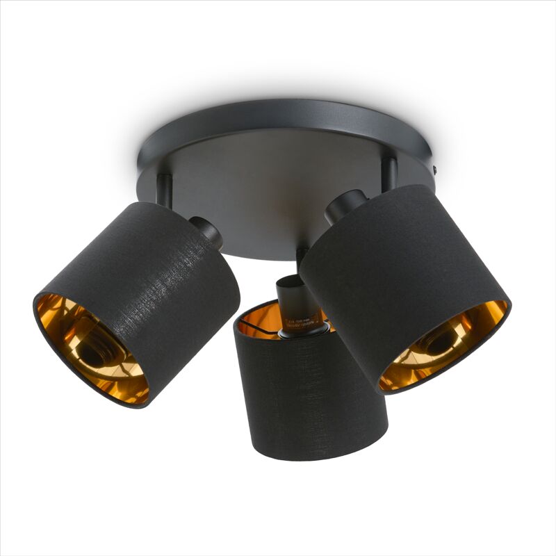 foto del prodotto l mpara de suspensi n led colgante de techo sal n comedor dormitorio uni e14 nero oro, lampada da parete 3xe14 paco home