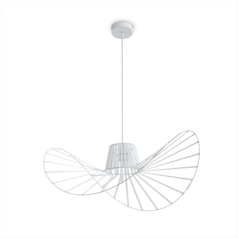 foto del prodotto l mpara de suspensi n led sal n comedor dormitorio colgante estilo moderno luce a sospensione bianca, wei 70cm de paco home