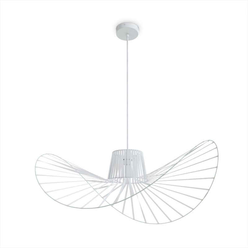 foto del prodotto l mpara de suspensi n led sal n comedor dormitorio colgante estilo moderno luce a sospensione bianca, wei 90cm de paco home