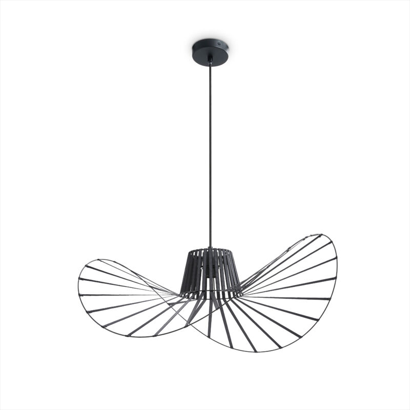 foto del prodotto l mpara de suspensi n led sal n comedor dormitorio colgante estilo moderno luce a sospensione nero, schwarz 70cm de paco home
